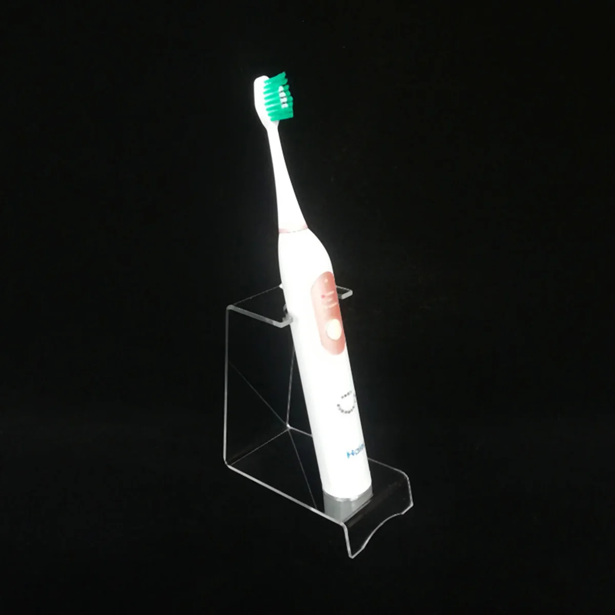 

1pc Creative Toothbrush Display Rack Electric Brush Stand Holder Minimalist Design Space-Saving Acrylic Organizer For Bath Pen