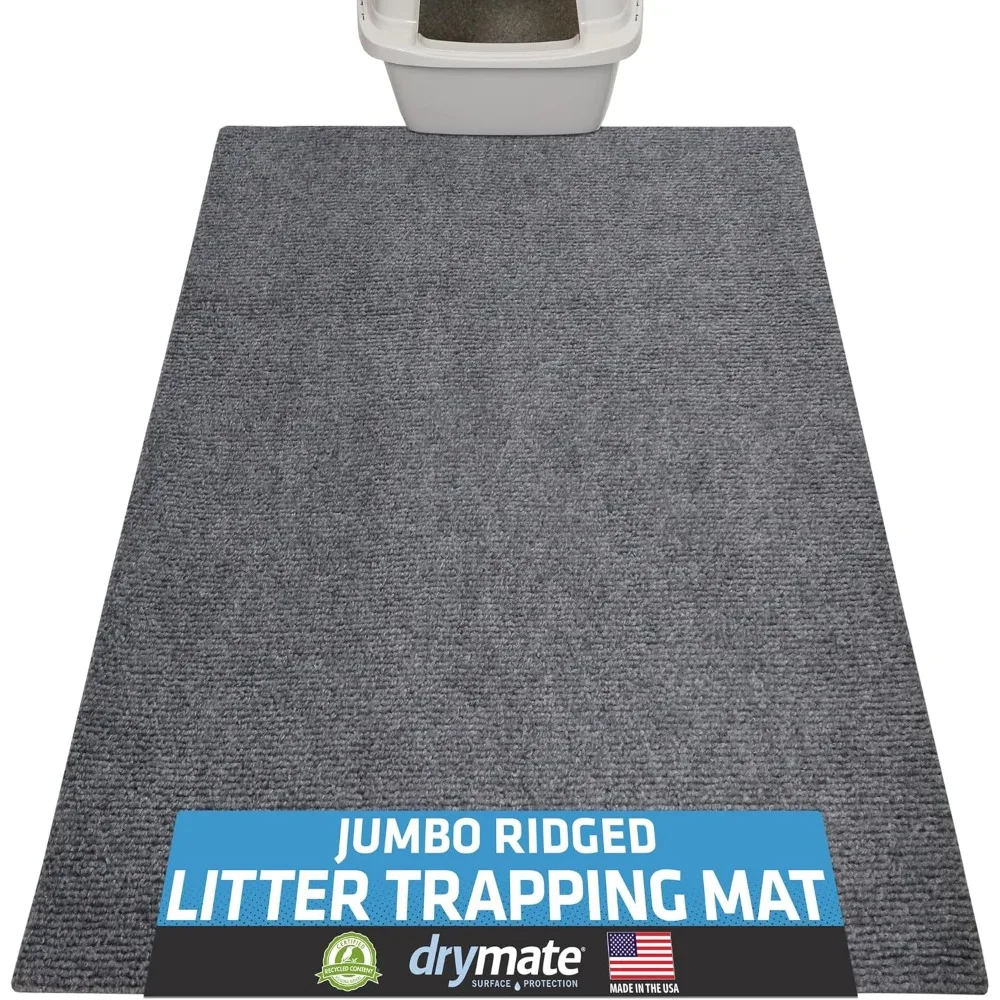 Cat Litter Box Mat - Waterproof, Absorbent, Soft, Jumbo XXL Size, Protects Floors