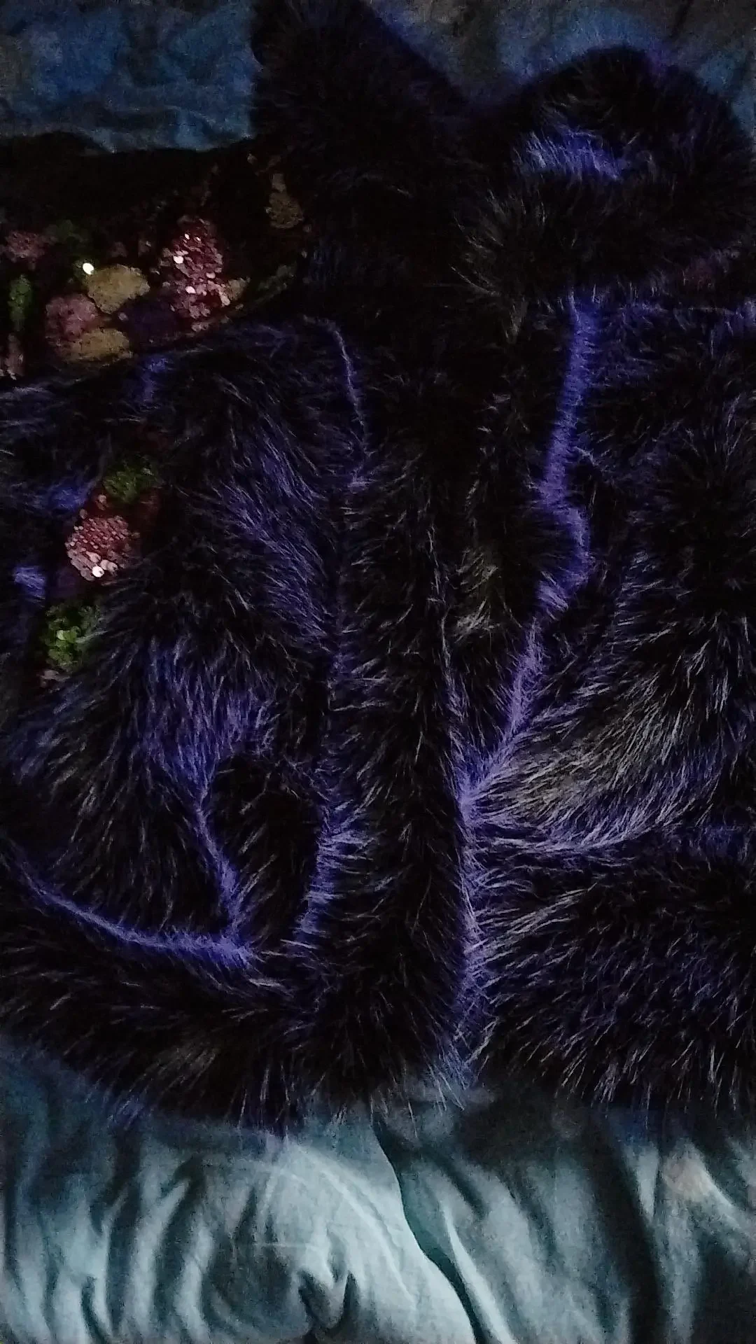 Faux Fur Coat for Women,Sequins Jacket,Covered Button Loose Long Overcoat, Thick Warm Female Clothing,New,High Quality,Winter