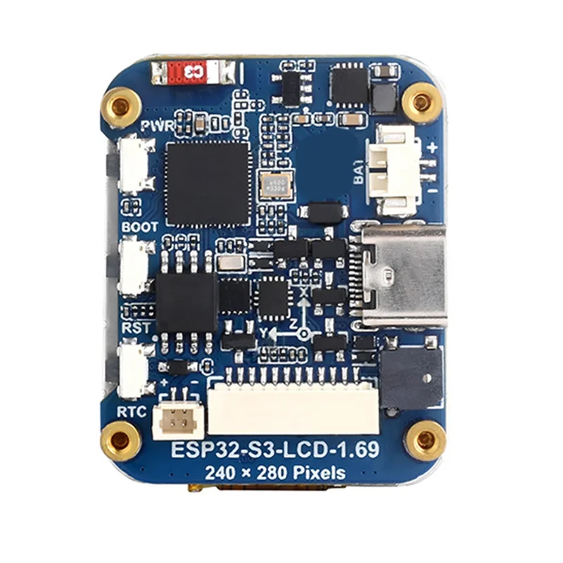 

B29C-ESP32-S3 1.69-Inch IPS Touch LCD Display 240X280 ST7789V2 SPI Module 6-Axis Sensor Development Board