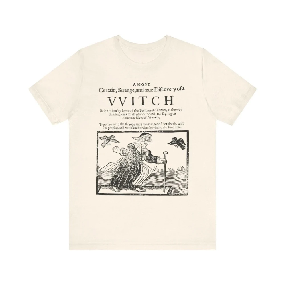 Discovery of A Witch Trials T-shirt Witch Hunt Shirt Witchcraft Tshirt Men's T-shirts for Summer