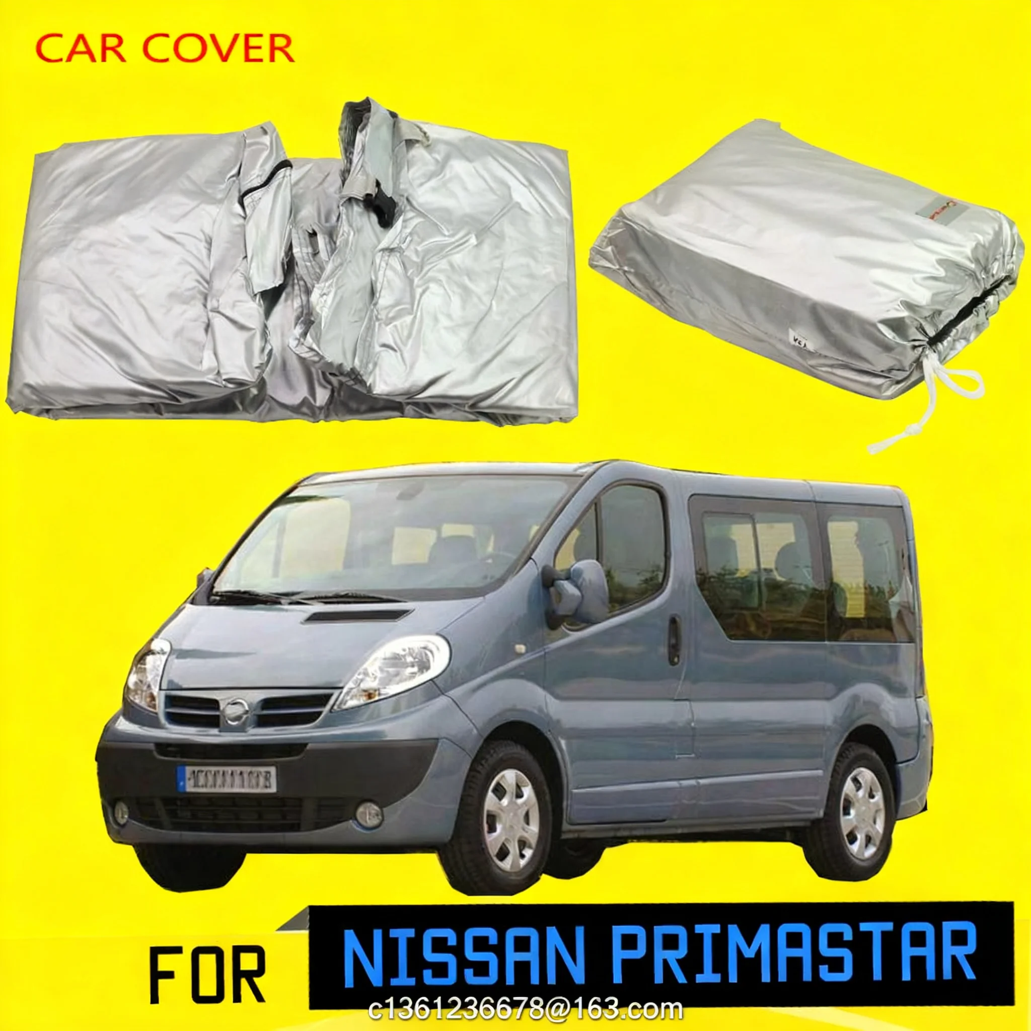 

Наружный автомобильный чехол с защитой от ультрафиолета для моделей Nissan Primastar 2001-2014, водонепроницаемый, снегозащитный, устойчивый к царапинам автомобильный чехол MPV