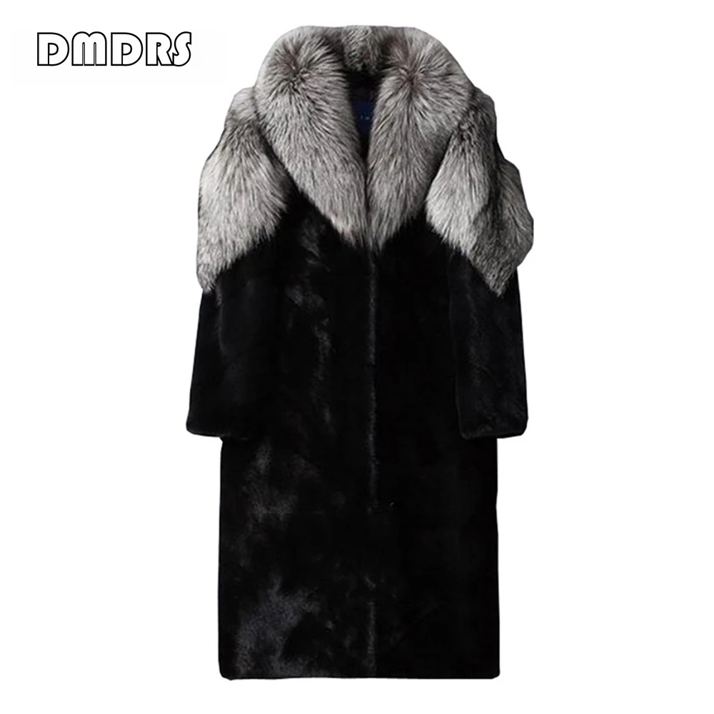 2025 Winter New Arrival Fur Coat, S - 6XL Plus Size, Fashionable Long Men's Fur Coat High Street Leopard Coat for Men