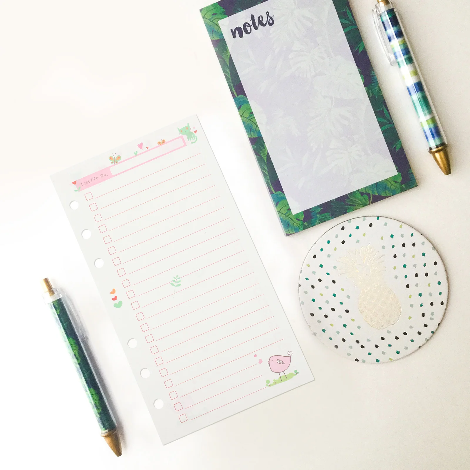 

1 Notepad Refill for A6 Loose Leaf Notebook Replacement Paper Smooth Thick Planner Insert Binder Filler Sheets for Writing