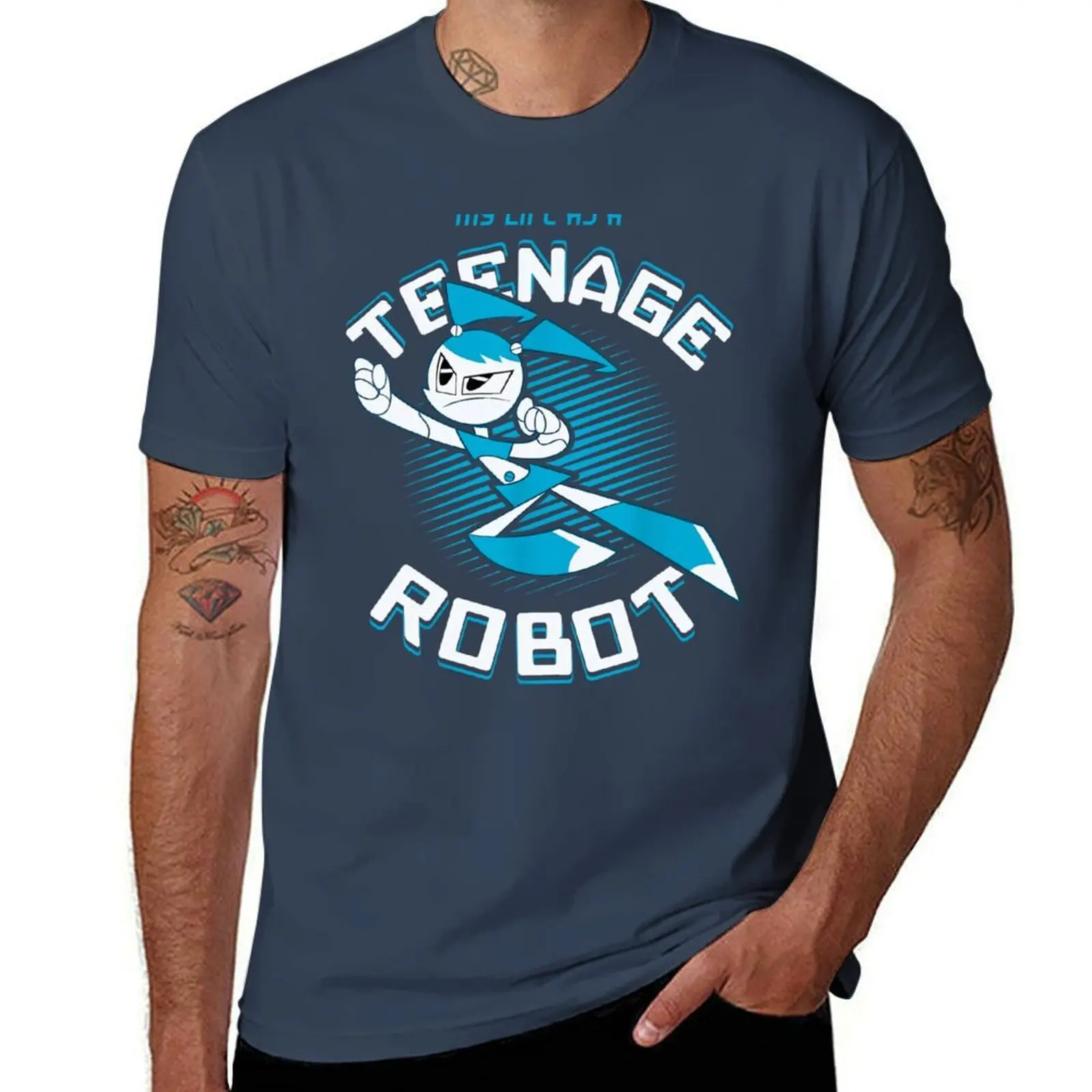 

XJ-9 Jenny Wakeman (My Life as a Teenage Robot) T-Shirt man t shirt luxury t shirt man plain T-Shirt