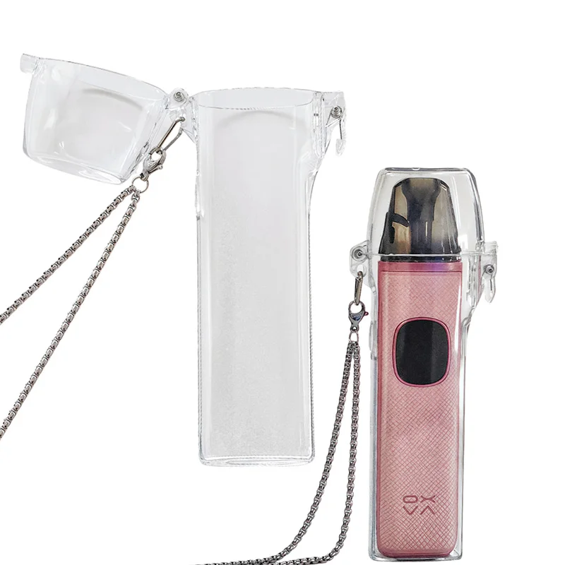 Custodia rigida pop-up protettiva trasparente con cordino portatile per OXVA Xlim Pro/Xlim Pro 2 Vape Vaper Electronico