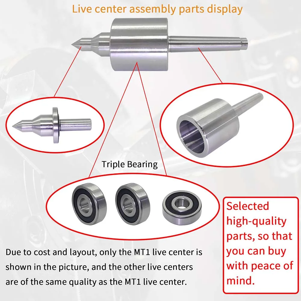

Effective Turning CNC Tool No Burrs Professional Manufacturing Triple Ball Bearing Design Easy To Operate Extended Long Spindle