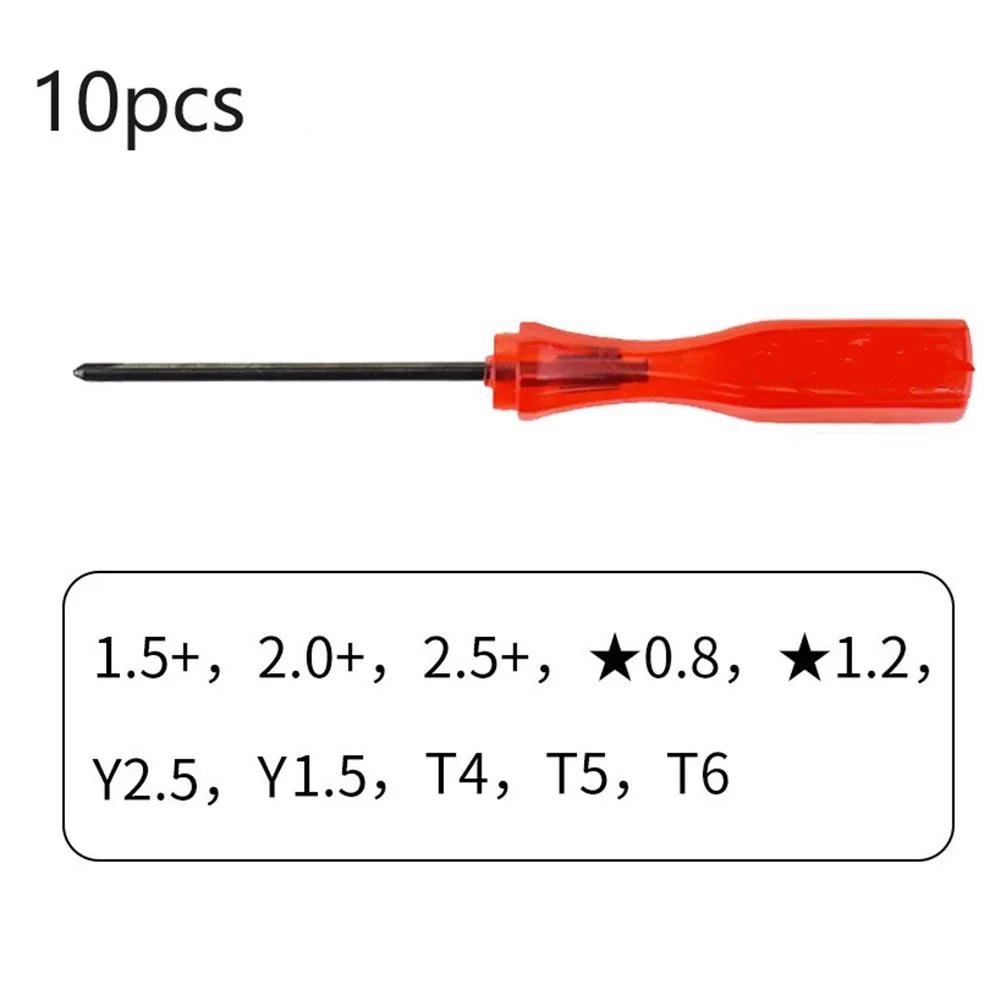 10pcs Tri-Wing Screwdriver Reliable Tri Wing Screwdriver Kit For Nintendo For Wii GBA DS Lite NDSL Repairing Hand Tools