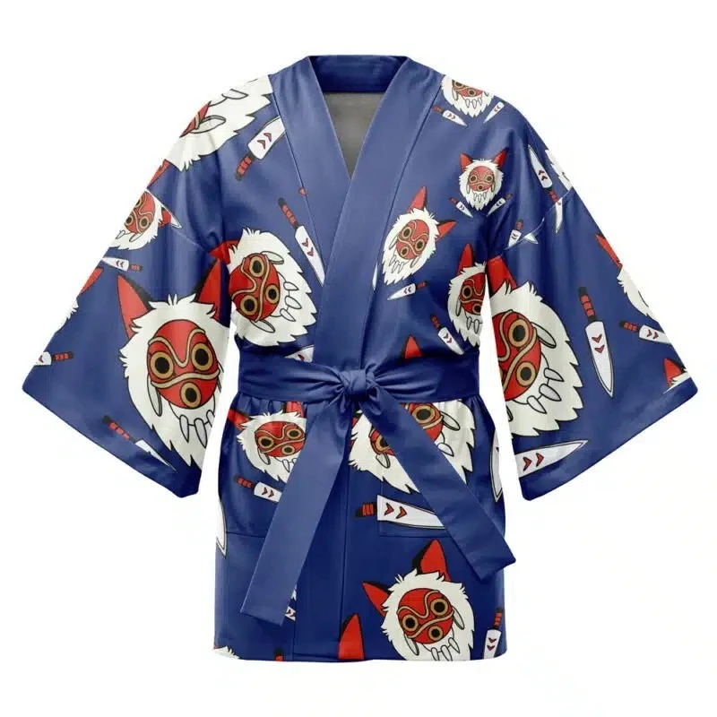 colecao-studio-ghibli-yukata-japones-estilo-princesa-fantasma-ash-elf-totoro-kimono