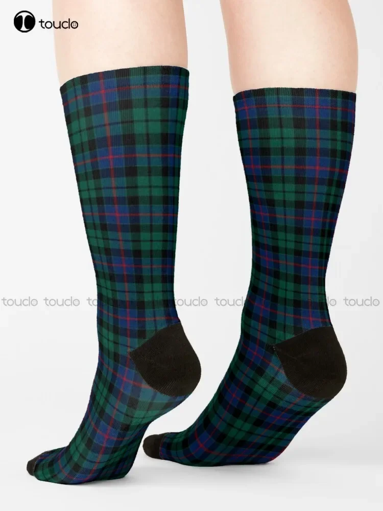 Clan Morrison Tartan Socks Youth Black Soccer Socks Personalized Custom Unisex Adult Teen Youth Socks 360° Digital Print