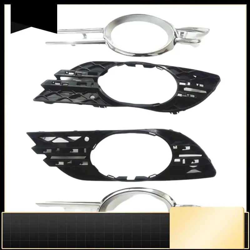 

1Set Front Bumper Fog Light Grill Chrome Trim Cover For E-CLASS W211 2007-2009 A2118851174 A2118850822