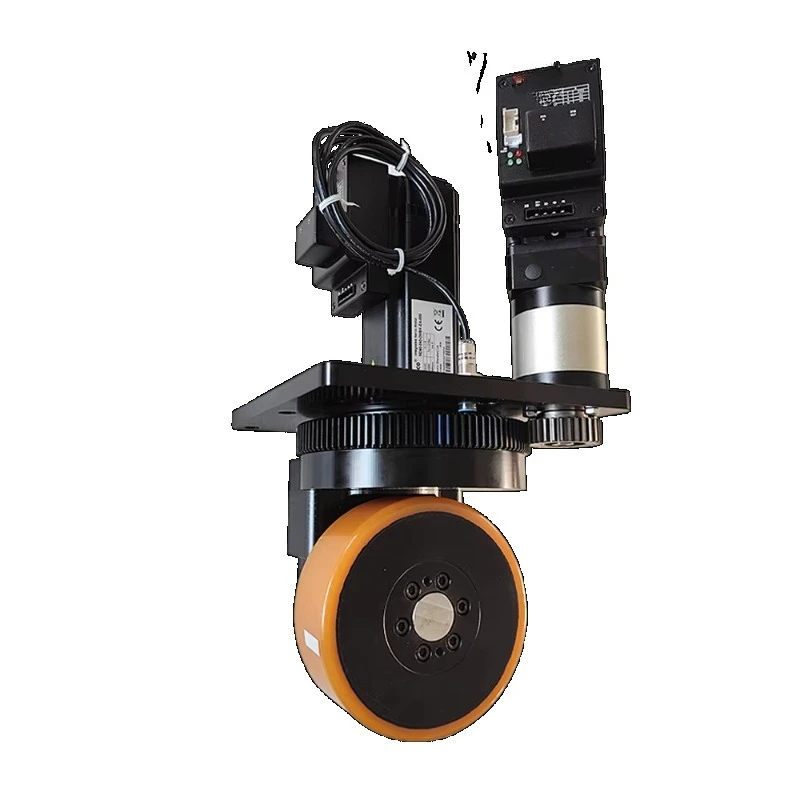 TZBOT 300kg Bearing Capacity AGV Drive Wheel Vertical Steering Wheel with Two Encoder Motor for Industrial AGV Robot Vehicle