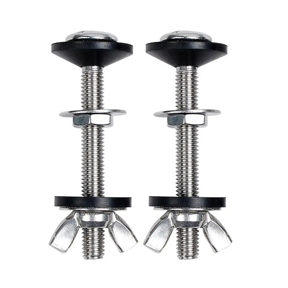 

2 Sets Bolt Toilet Seat Fastener Kit Bolts and Nuts Fasteners Tank Replacement Accessories