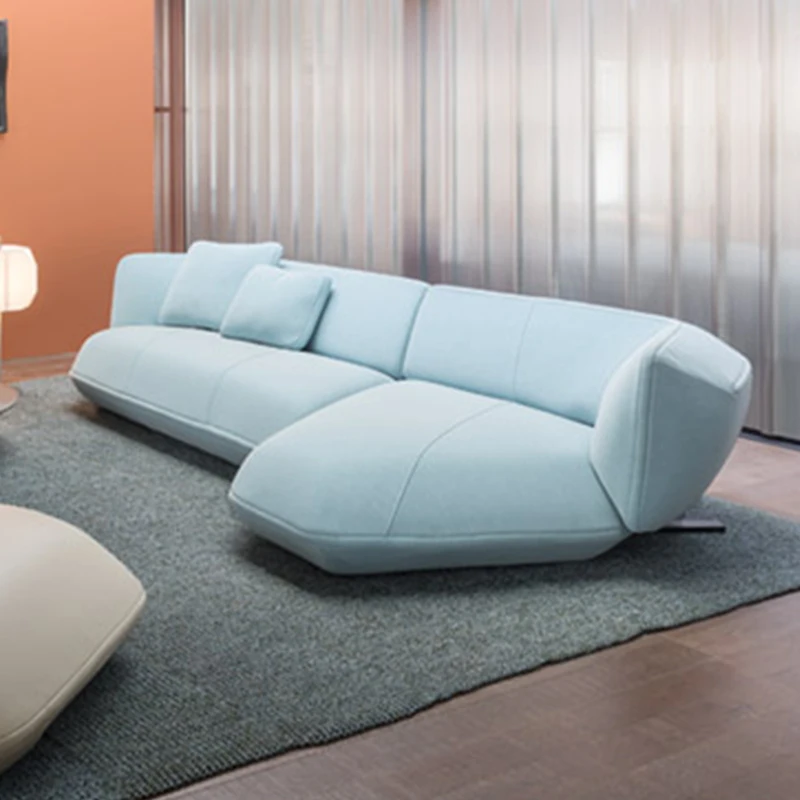 zq Italian Minimalist Fabric Sofa Combination Living Room Corner Imperial Concubine