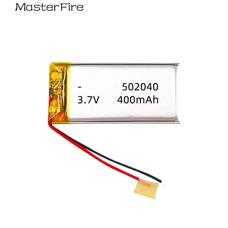 Wholesale 502040 3.7V 400mah Rechargeable Lithium Polymer Battery for Remote Control Toy Car Recorder Power Bank Laptop Cell