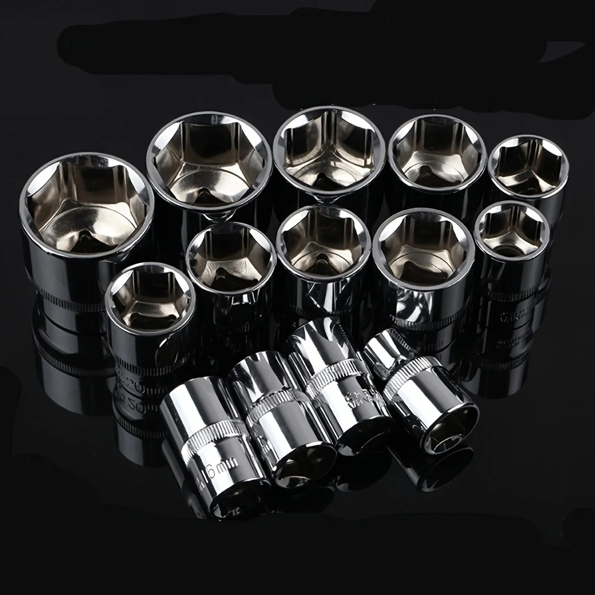 Wrench Socket Set Hardware Car Boat Motorcycle Bicycle Repairing Tool Short Socket Ratchet Auto Repair Tools Ratchet Wrench Set