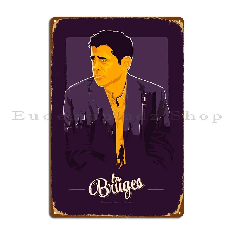

In Bruges - Alternative Movie Poster Metal Plaque Create Party Bar Retro Wall Tin Sign Poster