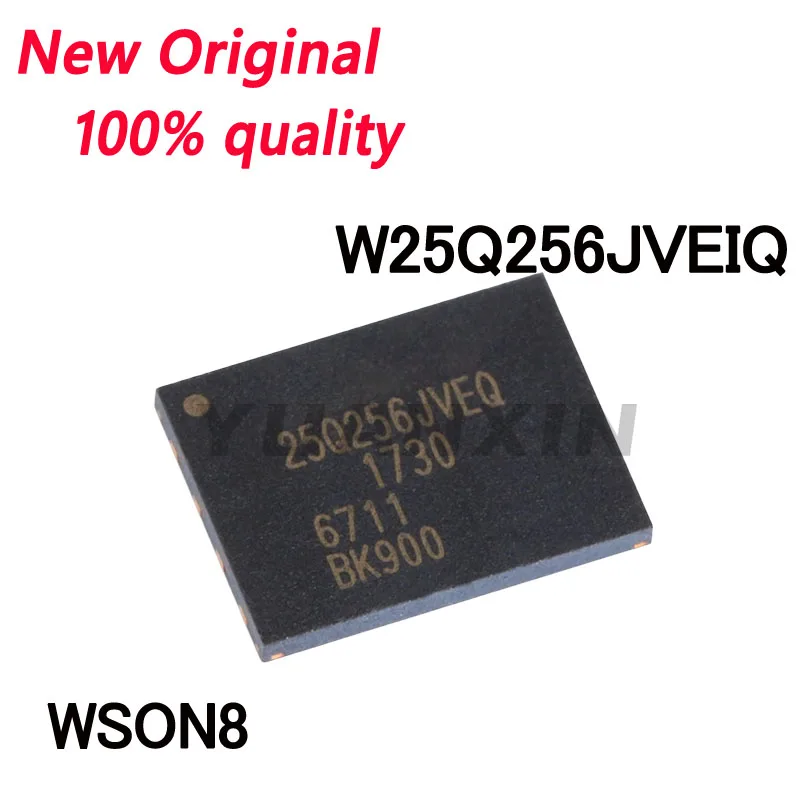 5-10/PCS New Original W25Q256JVEIQ W25Q256JVEQ 25Q256JVEQ SON8 Memory chip 32MB 256Mbit memory In Stock