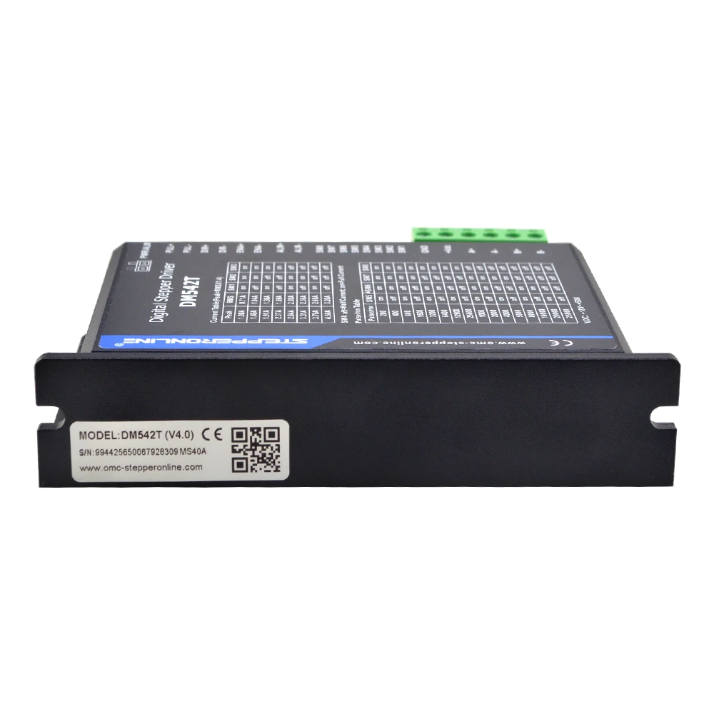 STEPPERONLINE DM542T 2 Phase Stepper Motor Driver 1.0-4.5A 18-50VDC Stepper Motor Controller for Nema17 Nema23 CNC
