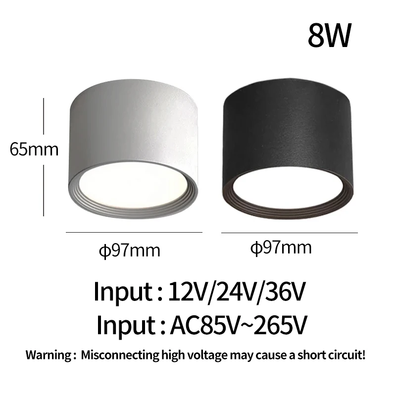 Imagem -06 - Downlight Impermeável para Varanda Luz de Teto ao ar Livre Cabeça para Corredor do Banheiro Umidade e Chuva Prova