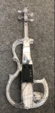 Clear Electronic Crystal Violin, a stage for beginners to practice adult professional level performance