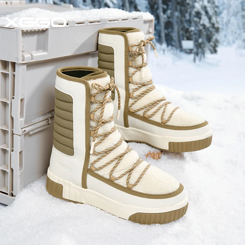 Botas de montaña impermeables mujer – Resistente frío invierno outdoor
