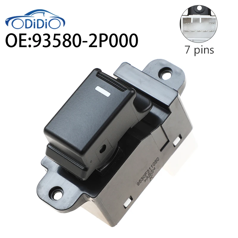 ODiDiO 93580-2P000 935802P000 Car Power Window Switch Buttons Switch Button For Kia Sorento 09-14