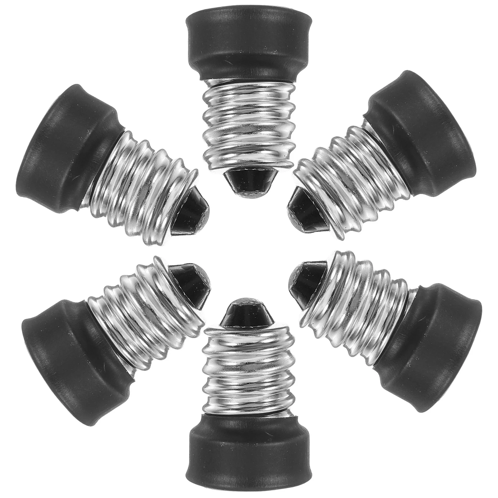 

6 шт. адаптер для лампочки от E14 до E12, прочные легкие материалы, простой процесс установки для различных потребностей освещения