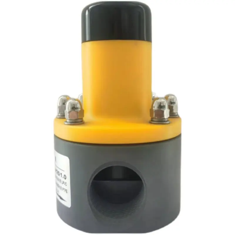 UPVC Back-Pressure Safety Relief Valve 316L Stainless Steel 304 Acid-Alkali-Resistant PP Threaded Diaphragm Pump-Compatible DN15