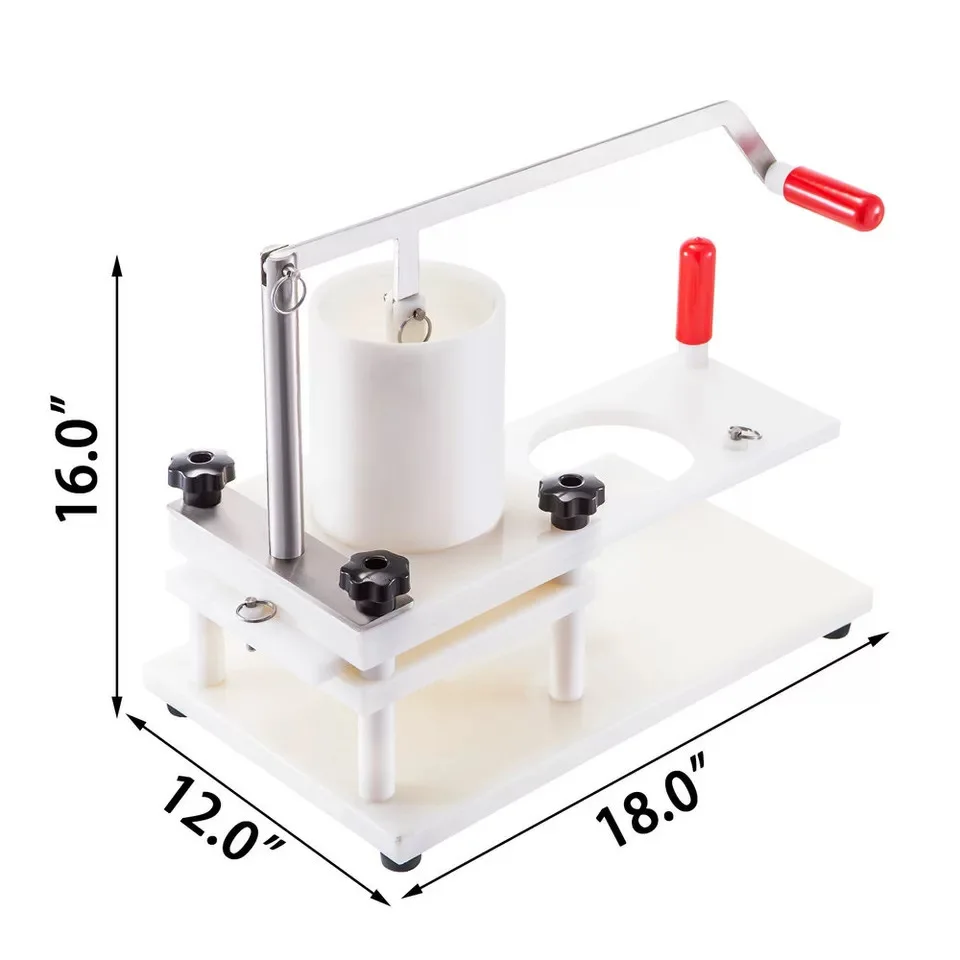 New plastic hamburger forming machine