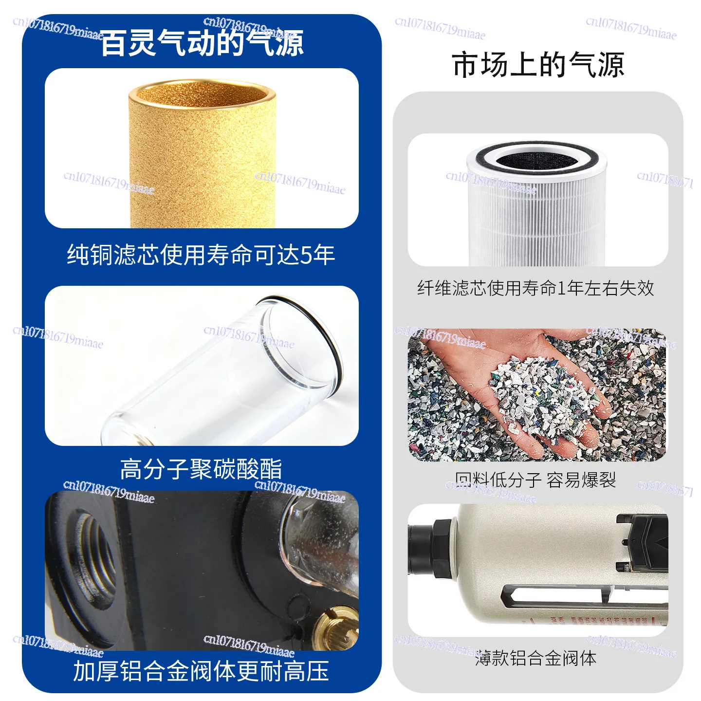 AFC2000 Pressure Regulator Air Source Processor Air Compressor Oil-water Separation Air Pressure