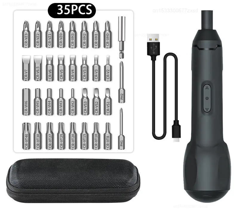 Xiaomi Electric Screwdriver Rechargeable Mini Screw Driver Bits Kit Rechargeable Cordless Screwdriver Set Repairt Home Hand Tool