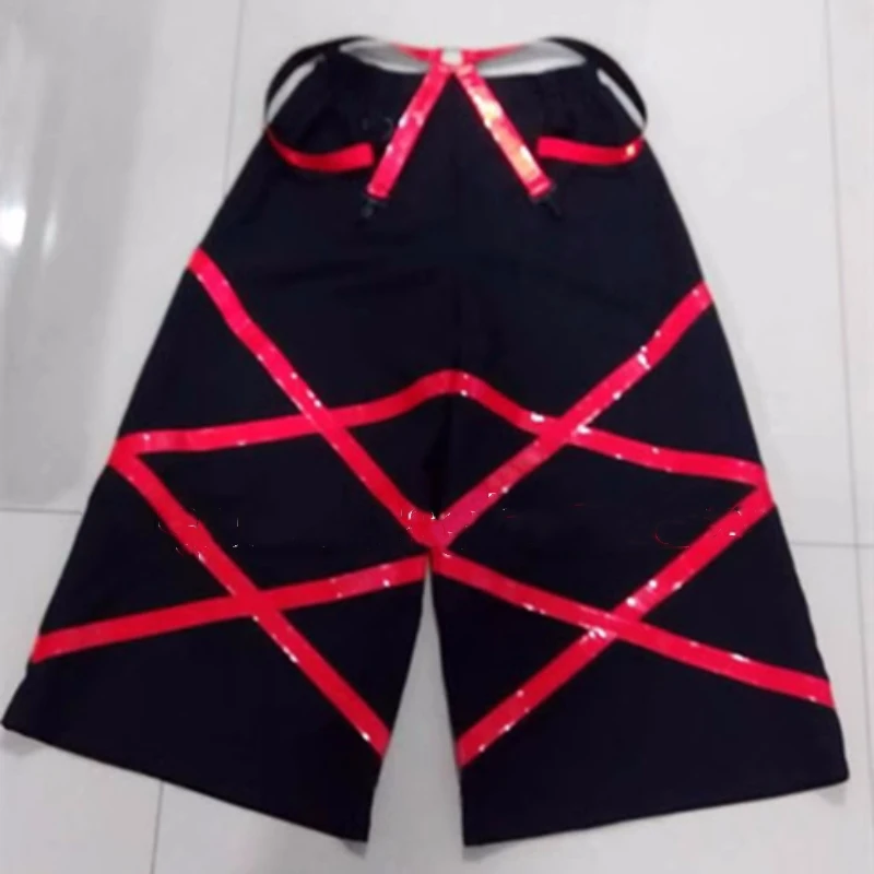 

Melbourne Shuffle Dance Fluorescent Reflective Straight-leg/ Bell-bottoms Luminous Pants Street Cool Dancing Trousers Stock