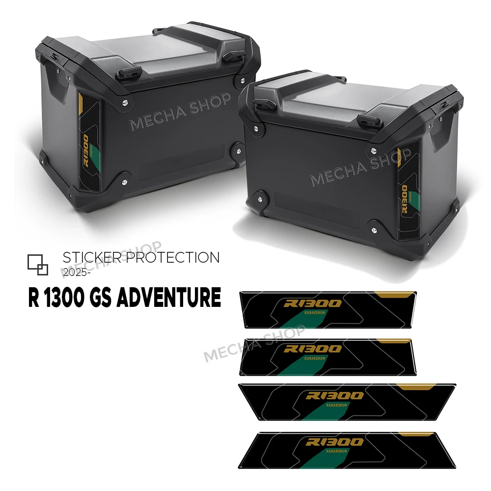 

Для R 1300GS ADV R 1300 GS Adventure 2024 2025 мотоциклетный чемодан 3D наклейка наклейка преломляющий защитный комплект