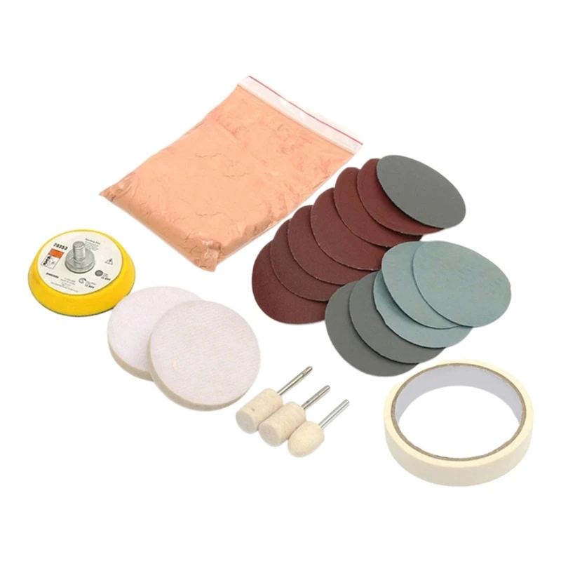 Automotive Polishing Pads For Windshield Scratch Removal And Restoration