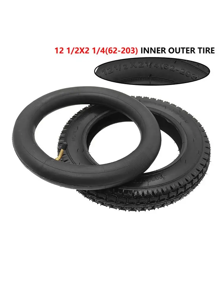 AliExpress NONE New12 Inch Tire 12 1/2 x 2 1/4 ( 62-203 ) Fits Many Gas Electric Scooters and E-Bike 12 1/2X2 1/4 Wheel Tyre Inner Tube