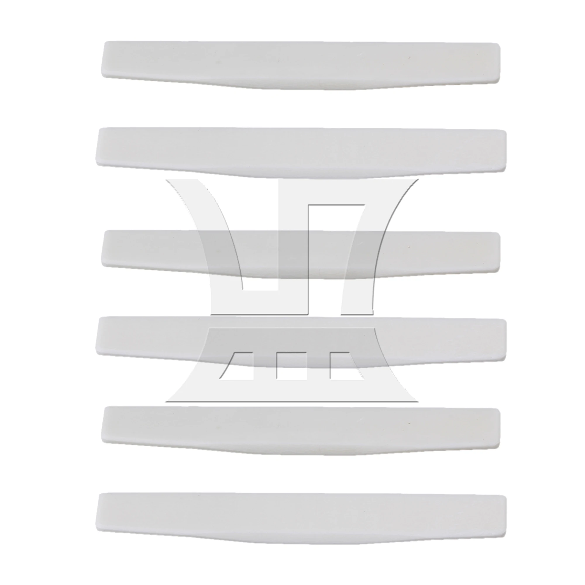 

Yibuy 8pcs Folk Guitar Nut 75x3x9/10/9.5mm Dj34 for Guitar Maintenance, Repair And Replacement