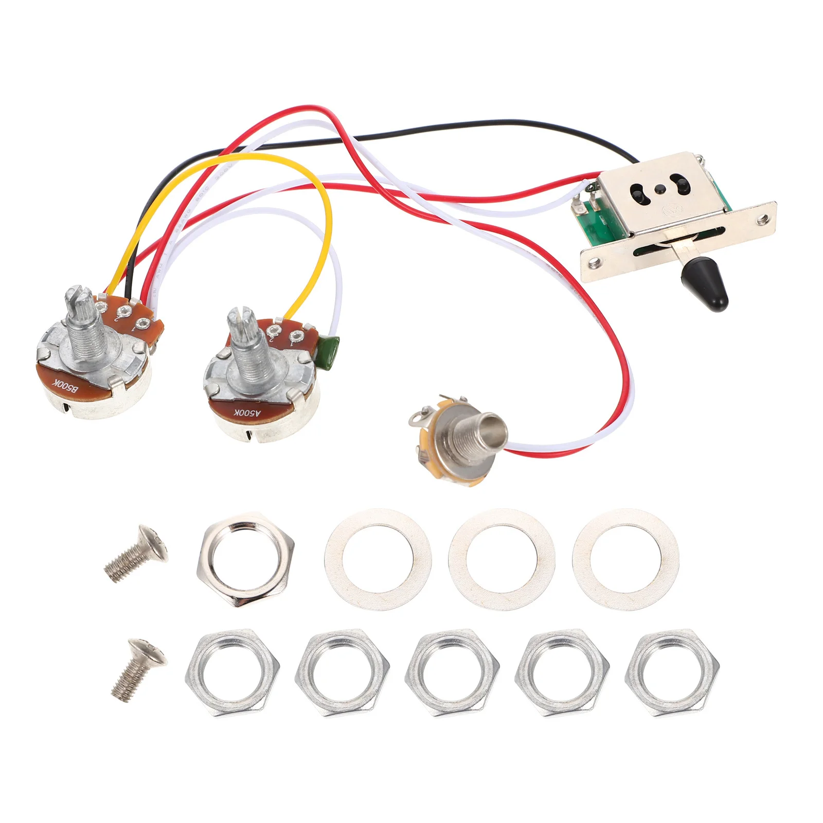 1 set Electric Assembly Durable Low Noise Pickup Control Shifter Potentiometer Replacement Part Use Circuit Replacement