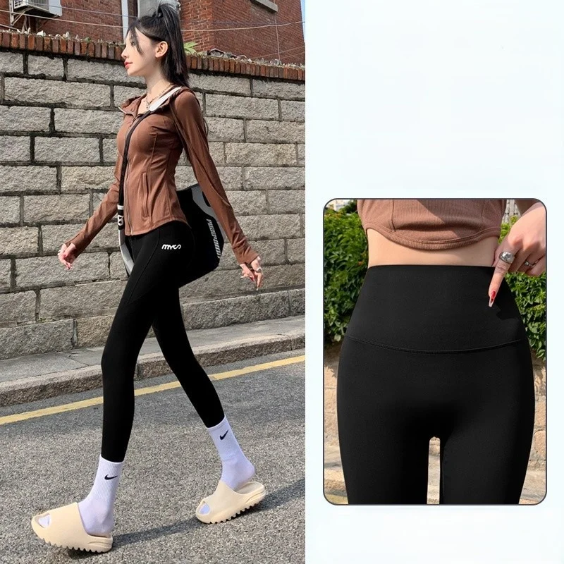 

Брюки для йоги больших размеров, женские сексуальные леггинсы, женские полосатые фирменные компрессионные спортивные костюмы, европейско-американские брюшные леггинсы Street GF