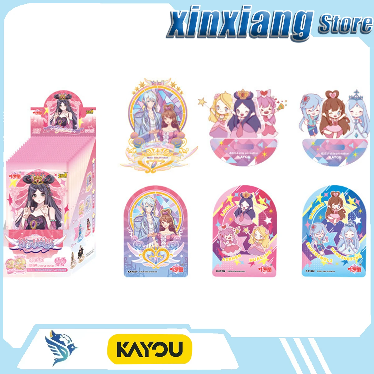 

KAYOU Yerolili Collectible Card Acrylic Toy Figurines Decorative Items Surprises Comics Souvenirs Trendy Toy Animations Cartoon
