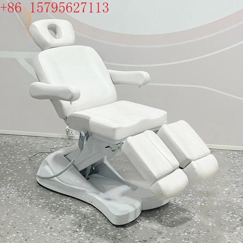 

Косметологическая кушетка с раздельными ножками, специализированная для салонов красоты, медицинских учреждений, микропластики, инъекций, косметологических процедур, с функцией подъема.