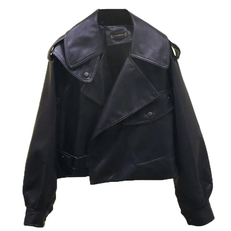 Chaqueta de cuero PU de motocicleta de moda, nuevo estilo