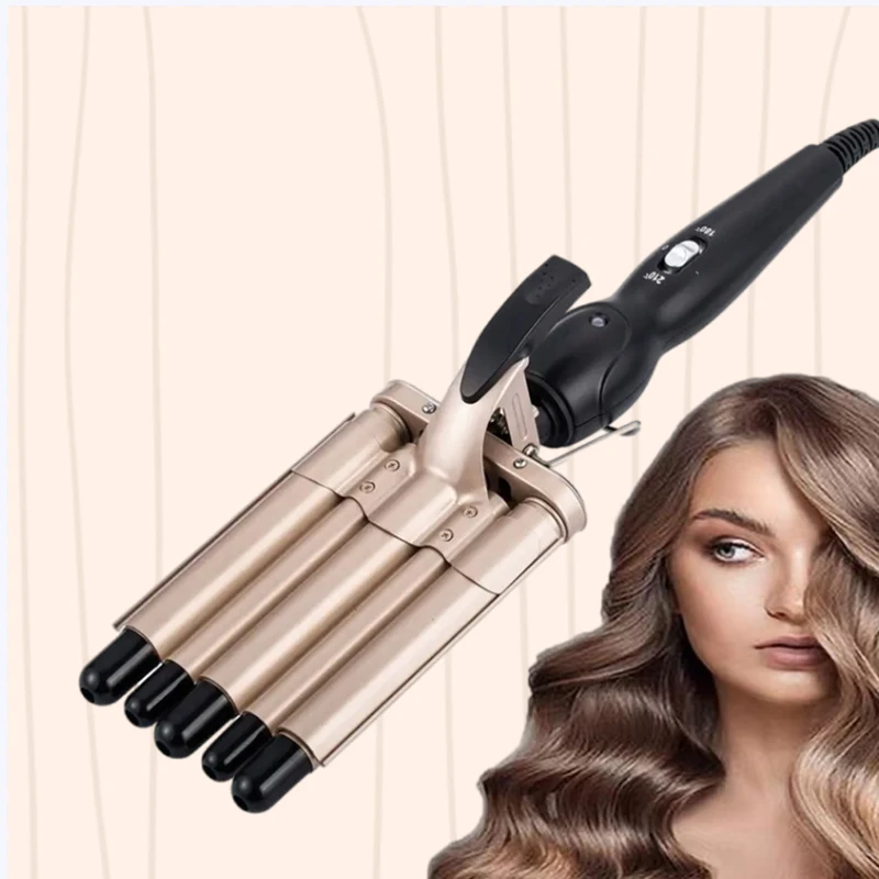 

Convenient home ceramic curling iron, portable curling comb, electric curling wonder, super useful hair styling tool