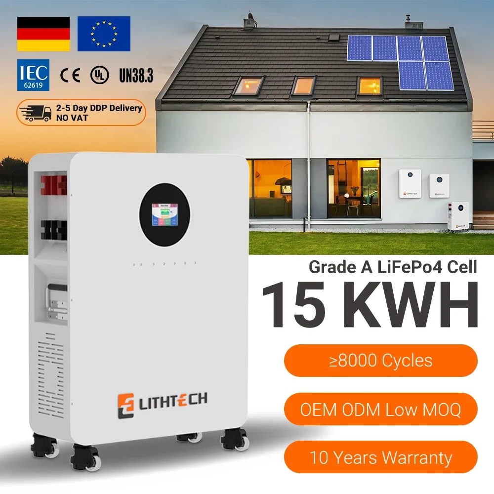 5kwh 10kwh 15kwh Storage System Solar 51.2v Home Inverter Lithium Ion Batteries 48v 100ah 200ah 300ah Lifepo4 Battery Power Wall