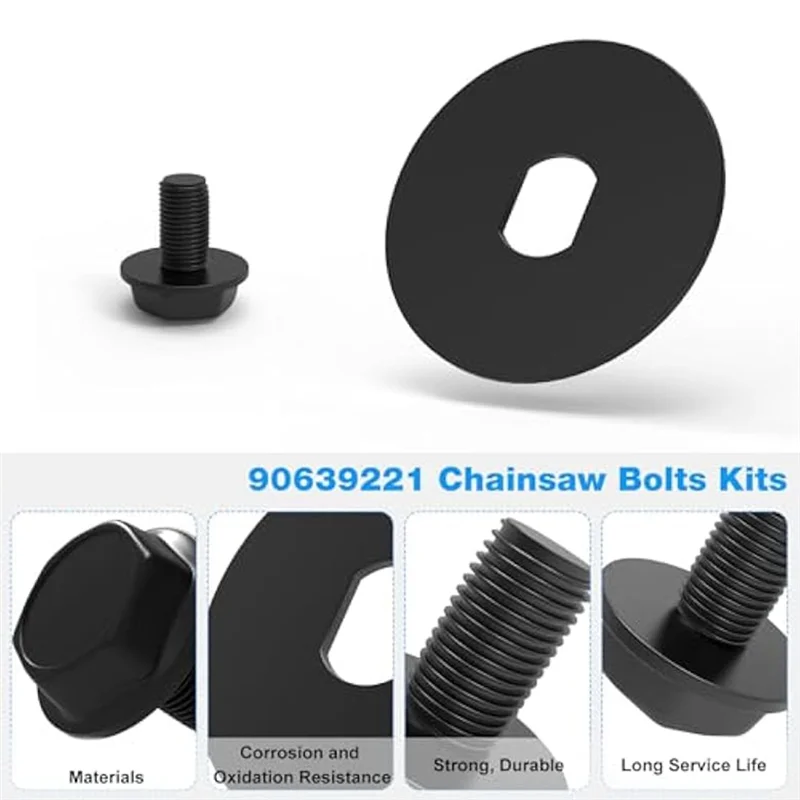 Kit de arruela de parafuso de motosserra ABZV para Dccs620 Cmccs620 Cmccs660 Dccs670 Dccs690 Dwcs600 Modelos 90639221 90618229