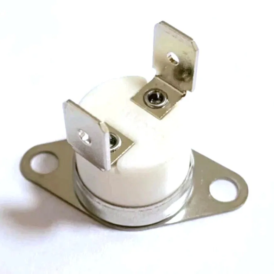 Industrial Thermal Protector Sensor 260C Trip 245C 10A 240VAC with 6.3mm Terminals for Conveyor Belt Motor Protection