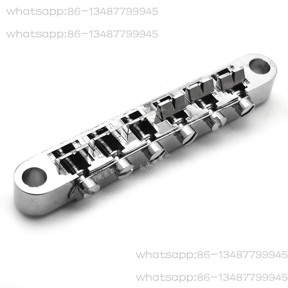 

LP Electric Guitar Split Bridge, Pull String Board LP String Bridge Piano Code, Fixed Bridge Set of Black Gold Chrome