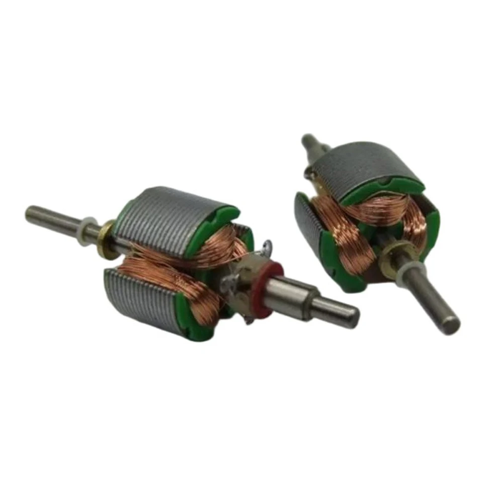 10PCS 130 Motor Rotor Iron Core Mini DC Motor Accessories for DIY Hand Winding Coil Hobby Model Small Motor Repair Parts