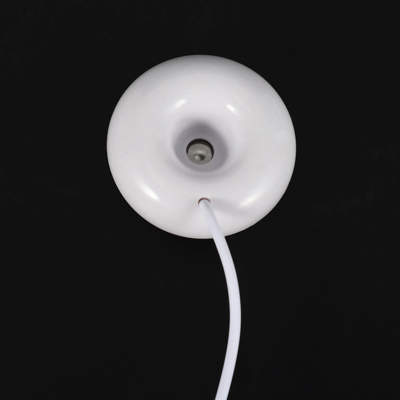 2X White Donut Humidifier Usb Office Desktop Mini Humidifier Portable Creative Air Purifier White