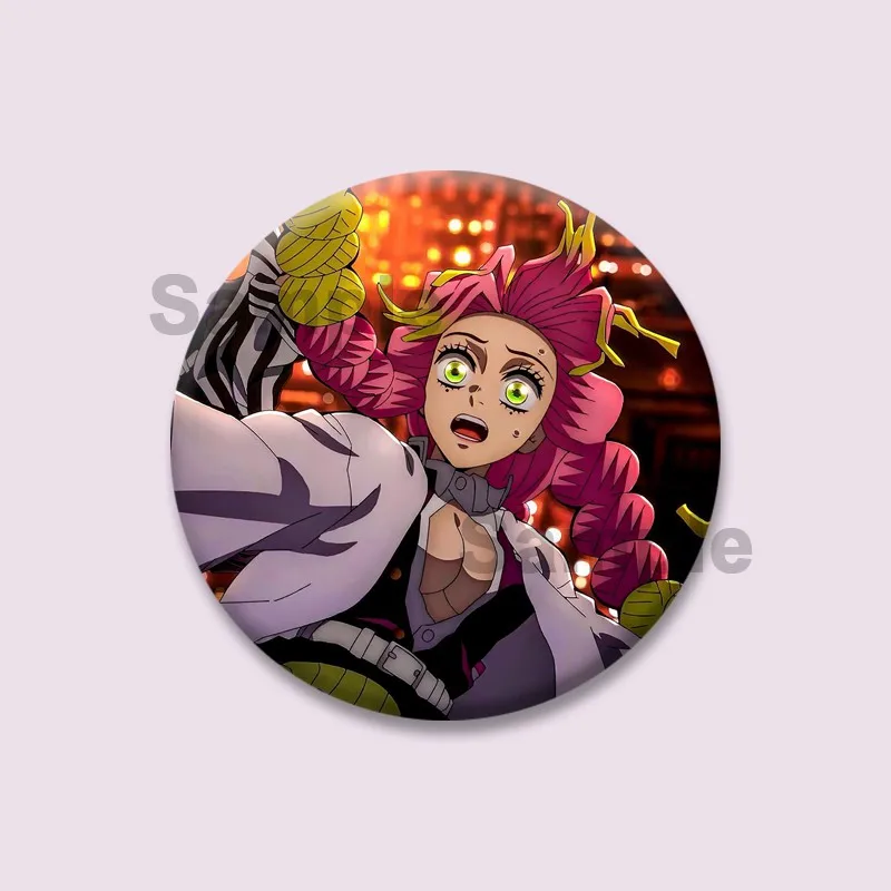 Japanese Anime Role Soft Button Pins Kochou Shinobu Kanao Tsuyuri Brooch for Clothes Backpack Cartoon Cosplay Badge Jewelry Gift - Image 6